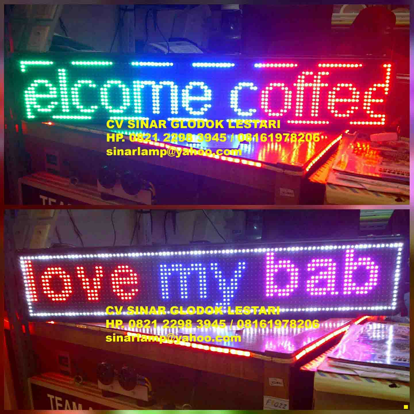 Running Text Rgb Running Text RGB